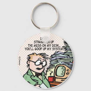 The Mess On My Desk Keychain