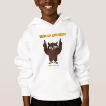 THE MESSENGER Boys White inspirational Brown Owl