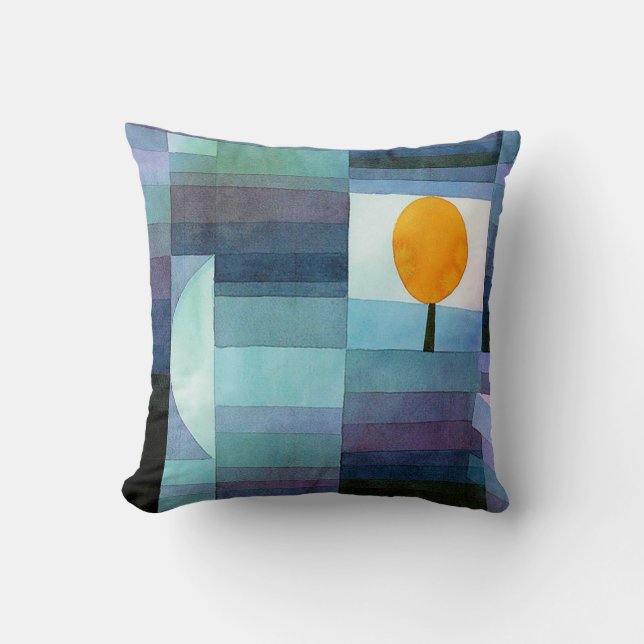 The Messenger of Autumn, Klee Throw Pillow (Front)