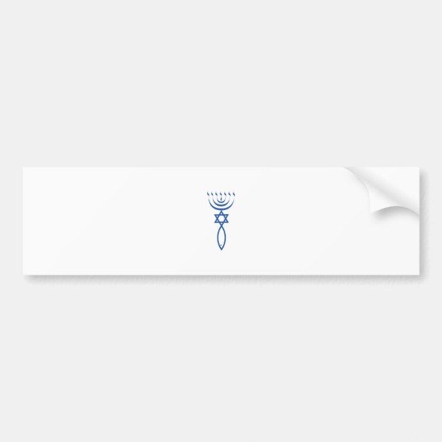 The Messianic Jewish Seal of Jerusalem Bumper Sticker (Front)