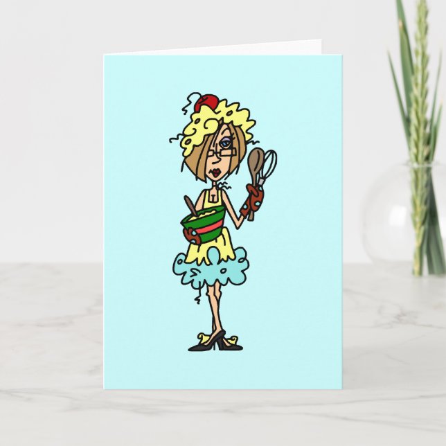 The Messy Cook T-shirts and Gifts Card (Front)