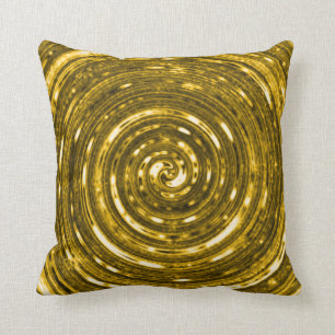 the metal swirled like a medal for the winners 2F Throw Pillow