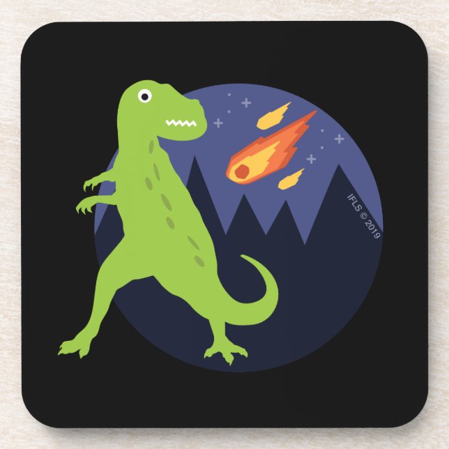 The Meteorite That Stuck Beverage Coaster (Front)