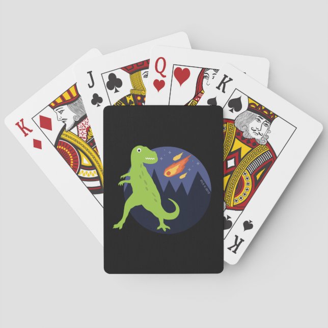 The Meteorite That Stuck Poker Cards (Back)