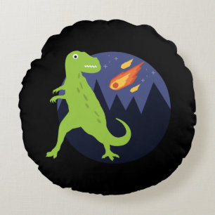 The Meteorite That Stuck Round Pillow