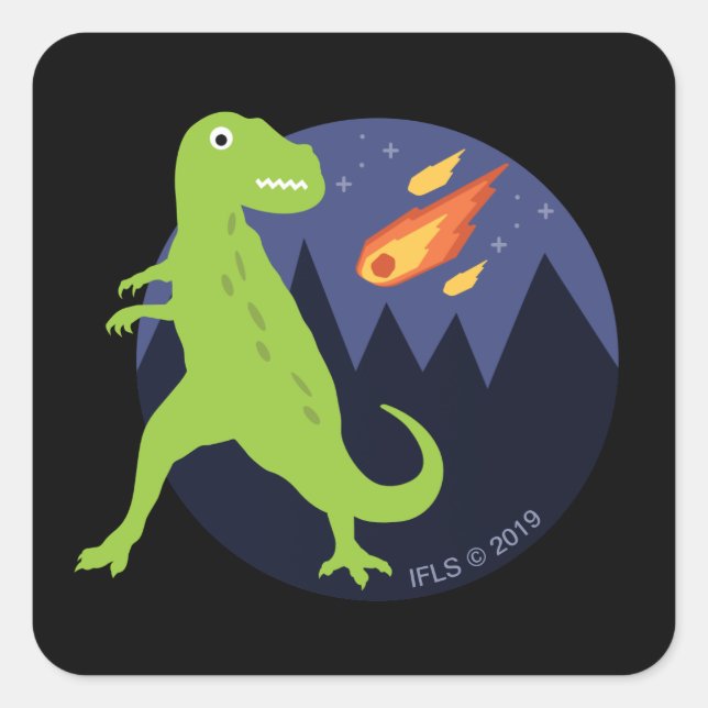 The Meteorite That Stuck Square Sticker (Front)