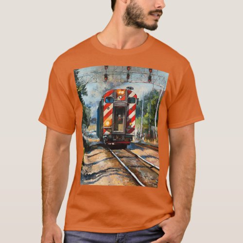The Metra Train T_Shirt