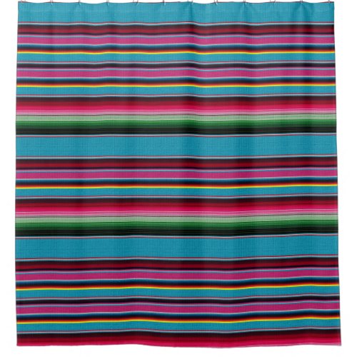 The Mexican Blanket Shower Curtain