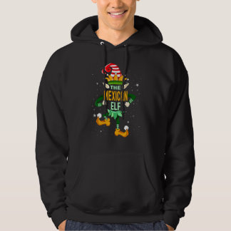 The Mexican Elf Christmas Matching Family Outfit Hoodie
