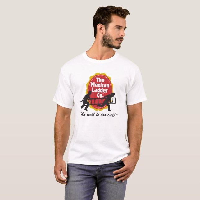 The Mexican Ladder Company Official White Shirt (Front Full)