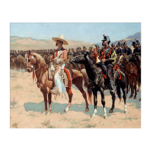 The Mexican Major by Frederic Remington 1889 Acrylic Print