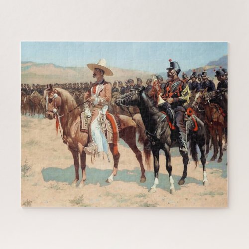 The Mexican Major by Frederic Remington 1889 Jigsaw Puzzle