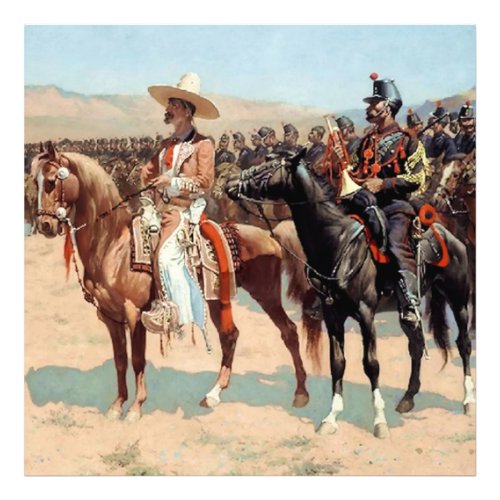 The Mexican Major by Frederic Remington 1889 Photo Print