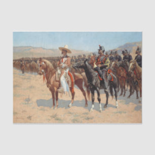 The Mexican Major by Frederic Remington  Tissue Paper