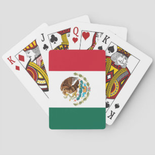The Mexican national flag - Authentic high quality Poker Cards