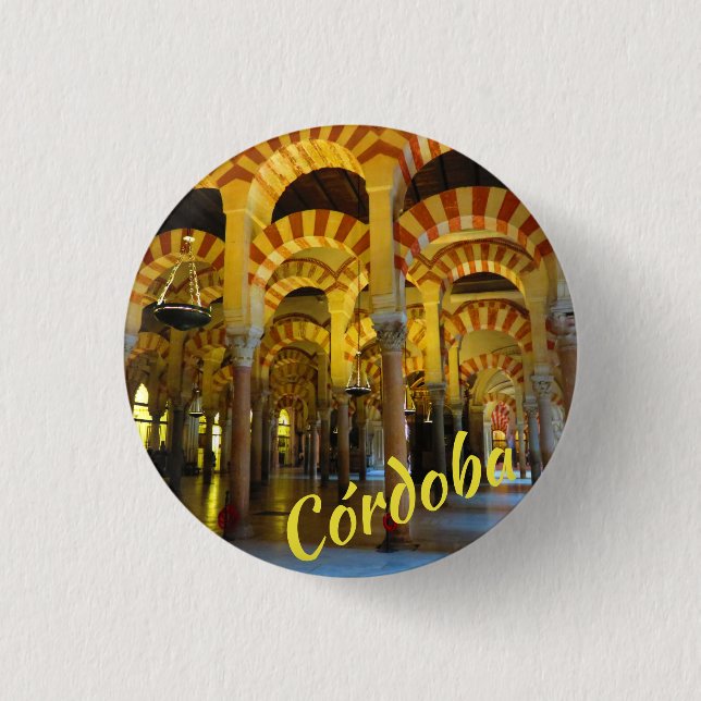 The Mezquita, Cordoba, Spain - Button (Front)