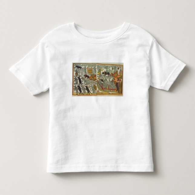 The Mice Bury the Cat, Russian, late 18th century Toddler T-shirt (Front)