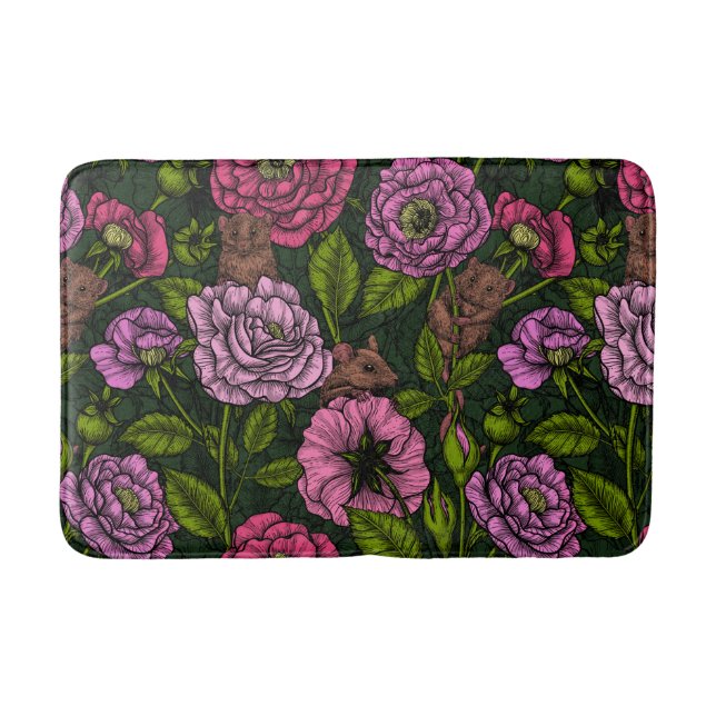 The mice party bath mat (Front)