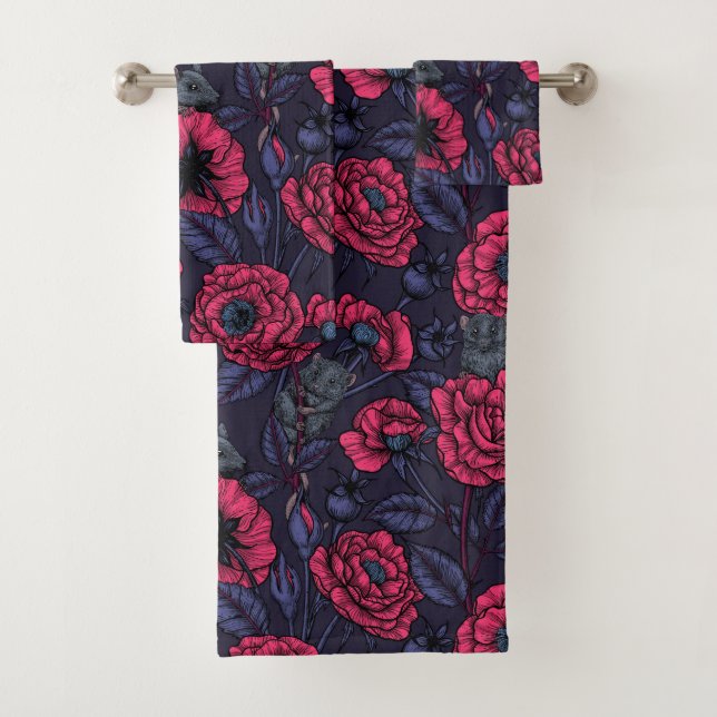The mice party bath towel set (Insitu)