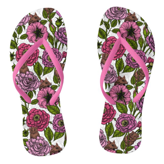 The mice party flip flops (Footbed)