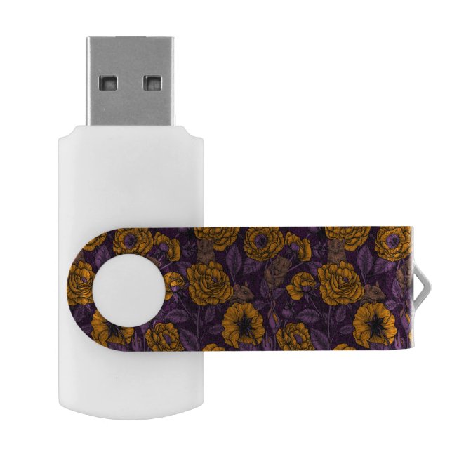 The mice party in orange and violet flash drive (Opened)