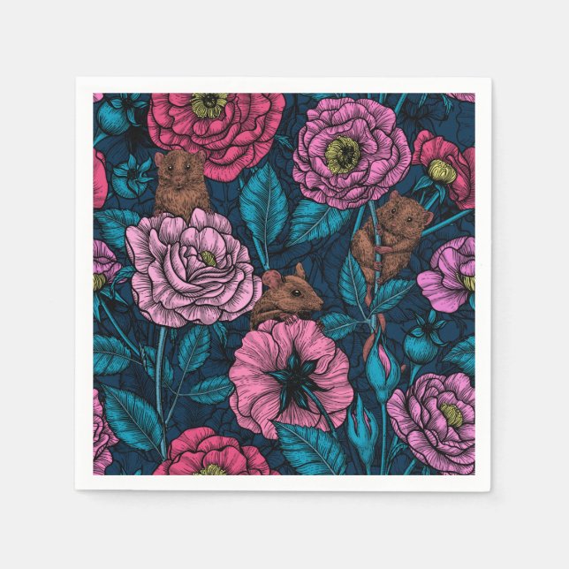 The mice party napkins (Front)