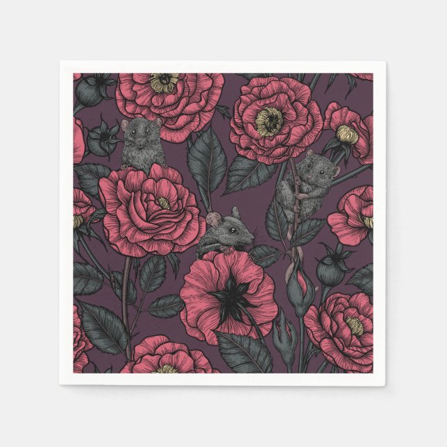 The mice party napkins (Front)