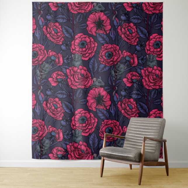 The mice party tapestry (In Situ)