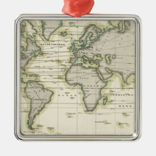 The Middle Barometer Metal Ornament