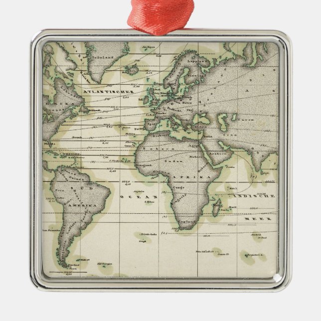 The Middle Barometer Metal Ornament (Front)