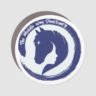 The Middle Way Sanctuary Car Magnet