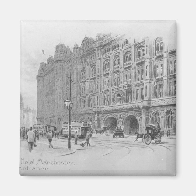 The Midland Hotel, Manchester, c.1910 Magnet (Front)
