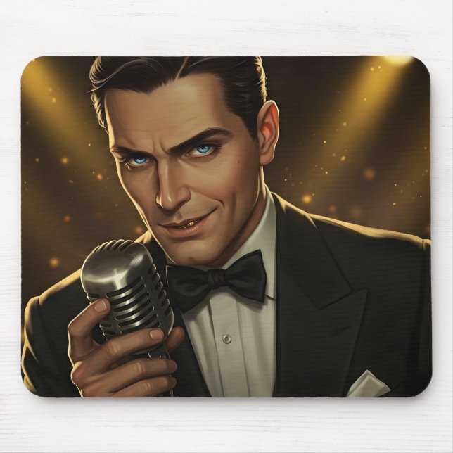 The Midnight Crooner  Mouse Pad (Front)