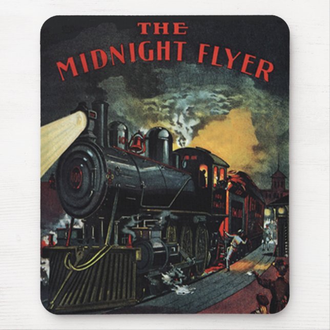 The Midnight Flyer Train Mousepad (Front)