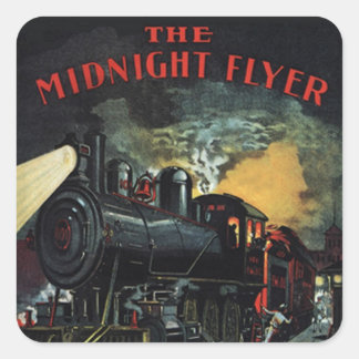 The Midnight Flyer Train Stickers