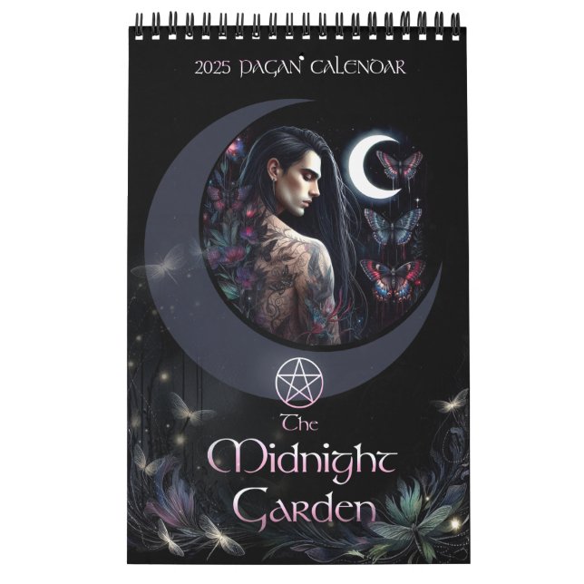 The Midnight Garden 2025 Pagan Calendar (Cover)