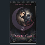 The Midnight Garden 2026 Pagan Calendar<br><div class="desc">2026 Pagan Calendar featuring fantasy art on a pagan witch theme,  with gothic males in a nature setting including animals. Pagan-Wiccan events and full moons included. All artwork created by me.</div>