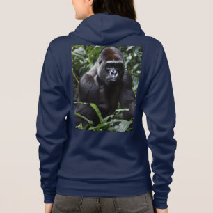 The Midnight Gorilla King: Monarch of the Forest Hoodie