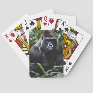 The Midnight Gorilla King: Monarch of the Forest Poker Cards