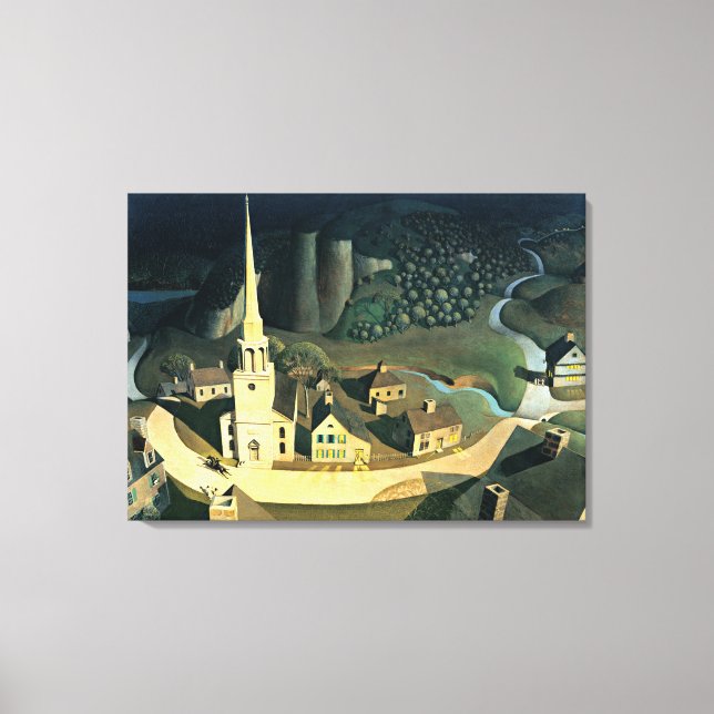 The Midnight Ride of Paul Revere Canvas Print (Front)
