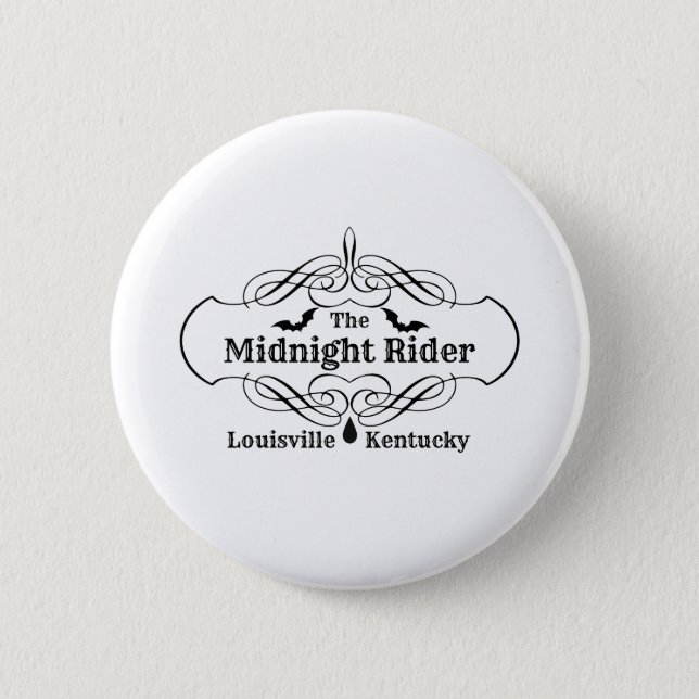 The Midnight Rider Logo Button (Front)
