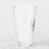 The Midnight Rider Logo Glass Cup (Right)