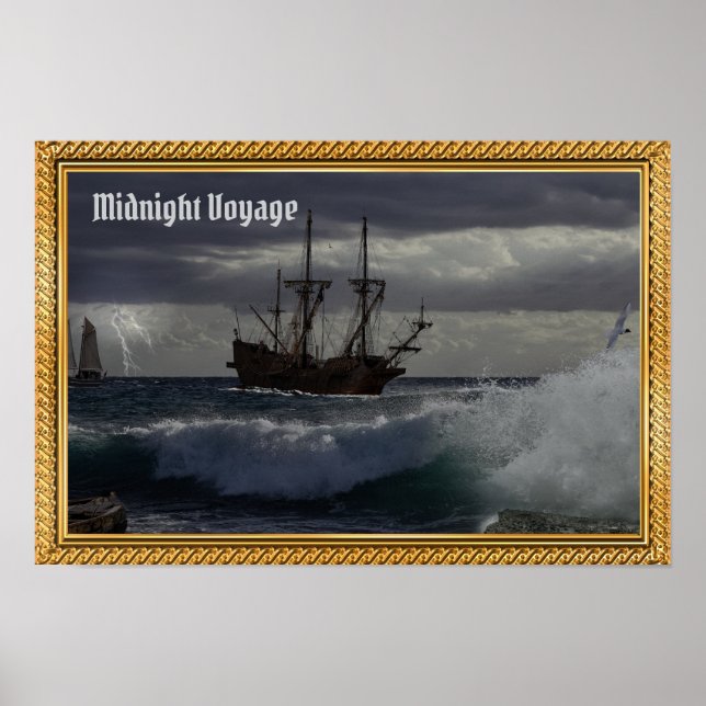 The Midnight Voyage in the Moonlight Poster (Front)