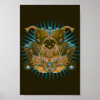 The mighty bear and his helper spiritanimals poster
