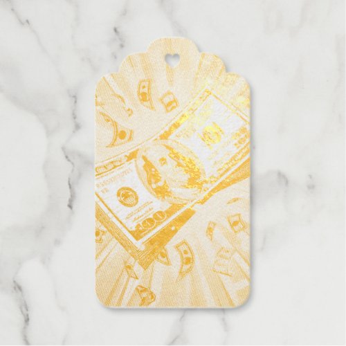 The Mighty Dollar Foil Gift Tags