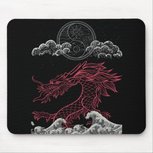 The Mighty Dragon Mouse Pad