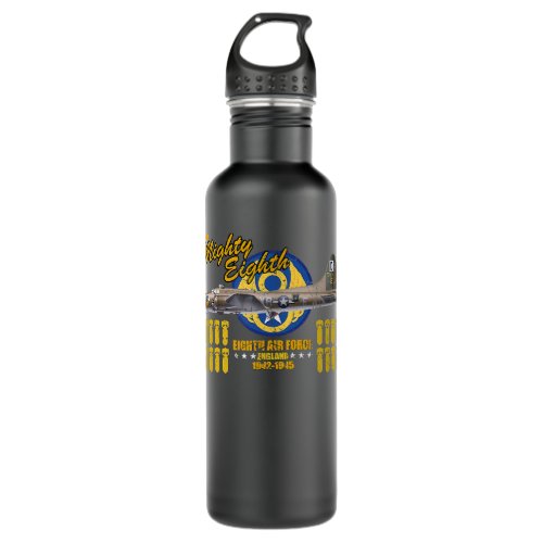 The Mighty Eighth _ B_17 Flying Fortress WW2 _ 8th Stainless Steel Water Bottle