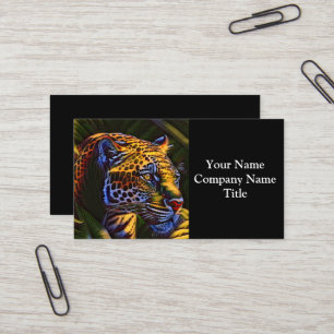 The Mighty Jaguar A Jungle Predator Business Card
