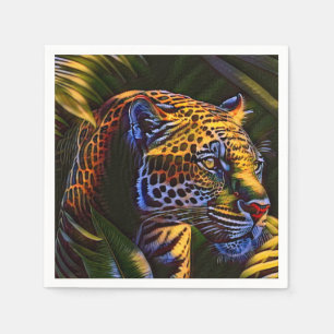 The Mighty Jaguar A Jungle Predator Napkins