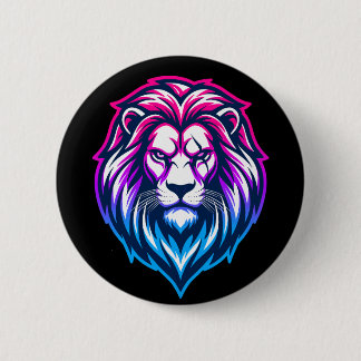 The Mighty Lion - Androgynous Edition Button